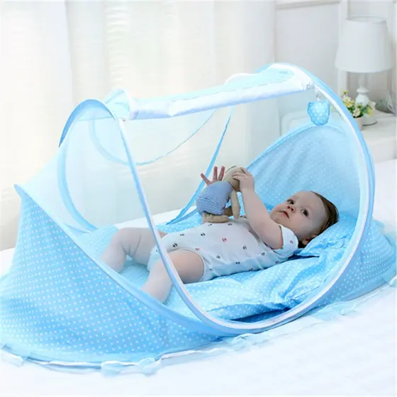 Mini Berço Portátil Infantil Confortável Mosqueteiro para Bebês