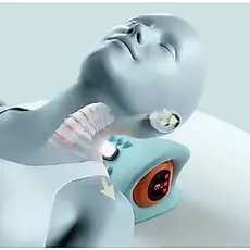 Massageador Elétrico Pescoço Cervical Portátil com Aquecimento e Vibração Recarregável Alívio da Tensão Muscular Relaxam