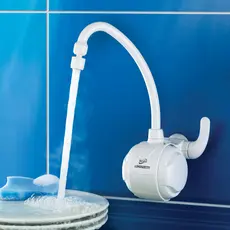 Torneira Elétrica Versátil De Parede Branca 220V 5500W Lorenzetti Bica Móvel Prática 3 Temperaturas Cozinha