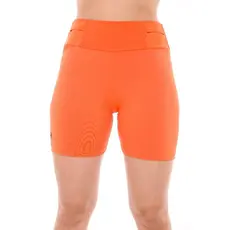 Short feminino academia fitness laranja premium