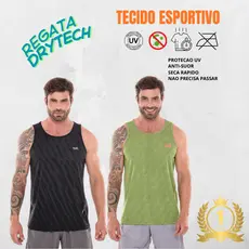Kit 2 Regatas Dryfit Ultra Leve Masculina