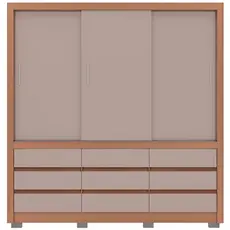 Guarda-Roupa Bartira Arezzo com 3 Portas e 9 Gavetas