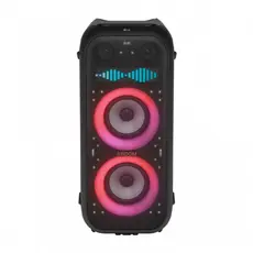 Caixa de Som Amplificada LG Partybox Xboom XL9T IPX4 Bivolt com Bluetooth, Ala de transporte e Display