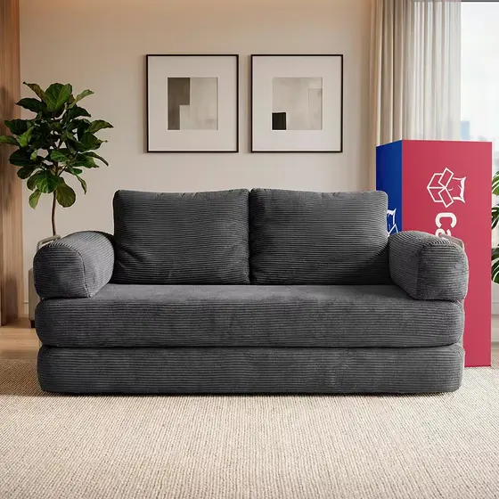 Sofá-Cama 3 Lugares SmartBox 1.88m AirPress Compacto XpandTech