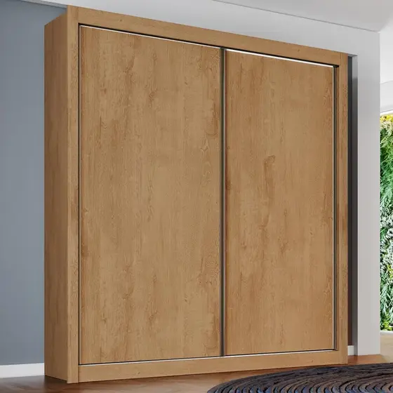 Guarda-Roupa Zurique Flex com 2 Portas de Correr e 4 Gavetas Móveis Europa