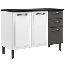 Balcão Triplo Itatiaia New Premium com 3 Portas, 2 Gavetas e 3 Prateleiras