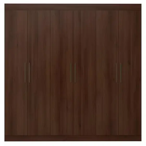 Guarda-Roupa Casal Bartira Ville com 6 Portas e 2 Gavetas