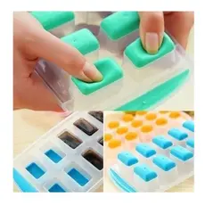 Kit 5 Formas De Gelo Com Fundo De Silicone