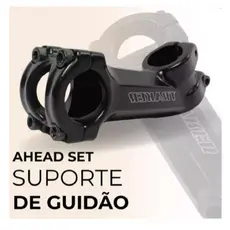 Suporte Mesa 100mm para Guidão 31.8mm 40° Graus GTU Traker Mesa Avanço de Alumínio para Bicicleta Negativo Positivo
