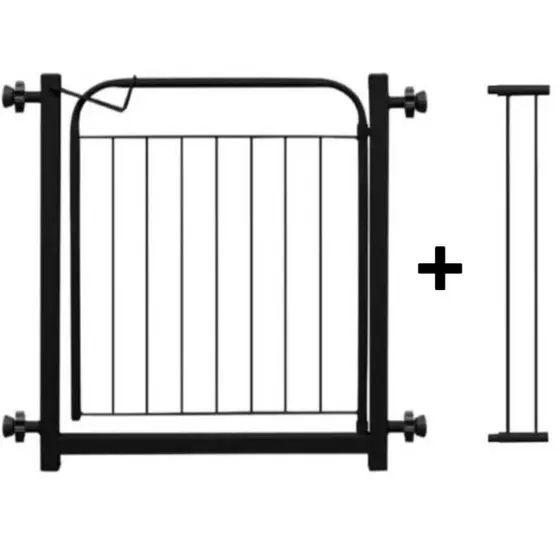 Grade Portão Pet Cachorro ( Até 153cm ) Proteção Portão Segurança Crianças Grade Com Alongador