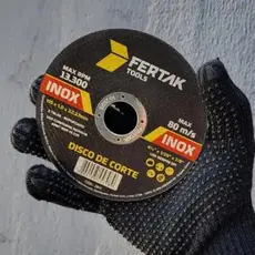 Kit 5 Disco de Corte Fertak Para Esmerilhadeira 4.1/2 Polegadas