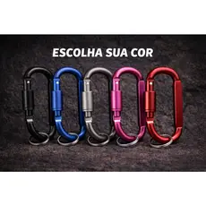 MOSQUETÃO DE ALUMINIO MULTIUSO / MOSQUETÃO PARA CHAVEIRO