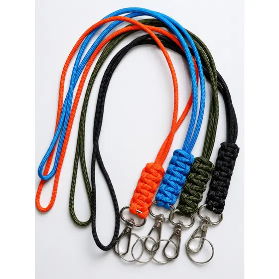 Chaveiro Para Moto Com Mosquetão / Cordão de Paracord para Chave / Cordão de Pescoço