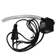 Bombinha mini bomba submersa p/ aquário mangueira 1,5m cascata fonte bebedor  bededouro cães gatos Pets Bivolt 110/22