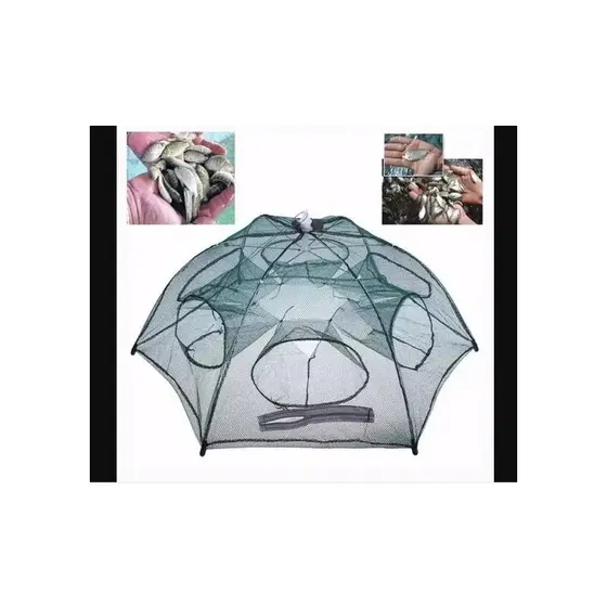 Covo Armadilha Para Peixes Lambaris 8 Bocas Guarda Chuva