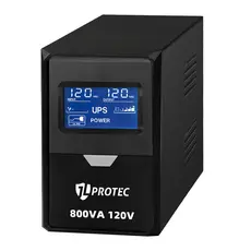 Nobreak JL PROTEC 800VA 320W com 6 Tomadas 120V, 220V ou Bivolt
