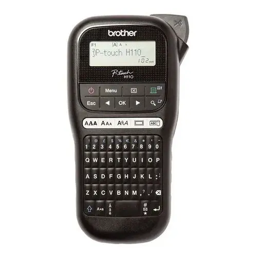 Rotulador Eletrônico Portátil Brother PT-H110BK Preto