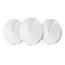 Kit 3Unid Roteador Wireless 1300MBPS Sistema Wi-fi Mesh Tp-link Deco M5 - REEMBALADO