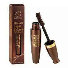 Máscara para Cílios Marrom Efeito Boneca Alongamento Volume Olhos Longa Duração | B039-1
