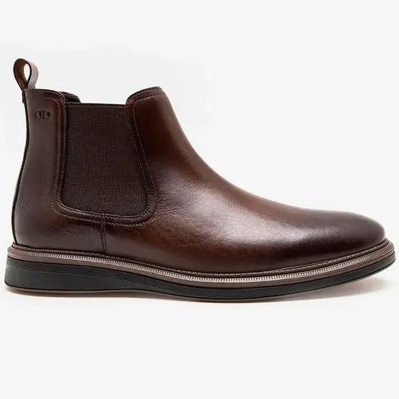 Bota Democrata Metropolitan James Hi-Soft 32 Masculino Mogno