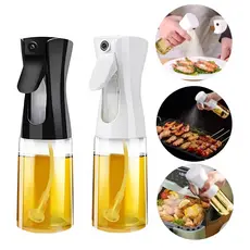 Spray Borrifador 200ML Azeite Vinagre Culinário Pulverizador Galheteiro em acrílico