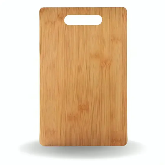 Kit 2 Tábuas de Bambu Multiuso Corte Legumes Churrasco Encaixe para Mãos