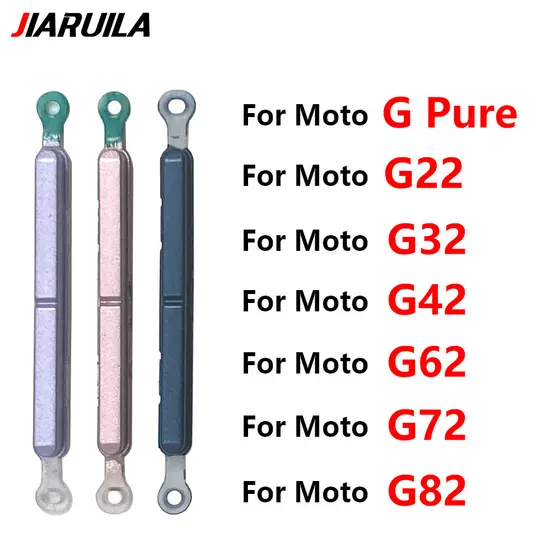 Botões Externos Power E Volume para  Moto G82 G72 G62 G42 G32 G22 G Pure