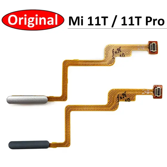 Original Novo Para Xiaomi Mi 11T Mi11T Pro Sensor De Impressão Digital Casa Botão Menu Chave Retorno Com Cabo Flexível A
