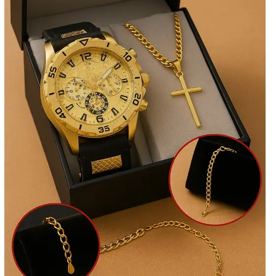 Relogio Masculino a Prova D'água 18k - PROMOÇÃO