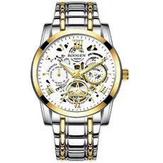 ROOGEN 6201 6138 6137 Relógio Masculino – À Prova d'Água, Quartzo, Luxo