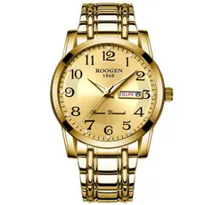ROOGEN 6211 Relógio Masculino– À Prova d'Água, Quartzo, Luxo