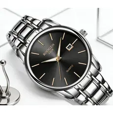 ROOGEN Relógio Masculino 6056– À Prova d'Água, Quartzo, Luxo