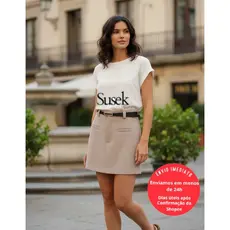 Saia Feminino Tecido Luis Twill Moderno Moda Verão LT181