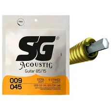 ENCORDOAMENTO SG VIOLAO AÇO 009 BRONZE 85-15
