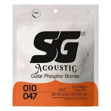 ENCORDOAMENTO SG VIOLÃO .010 AÇO BRONZE 85/15 LEVE