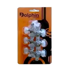 TARRAXA VIOLAO DOLPHIN 3+3 PINO GROSSO TRADICIONAL CROMADA