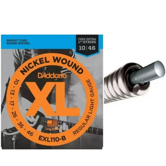 ENCORDOAMENTO D´ADDARIO P/ GUITARRA EXL110-B PL010 010