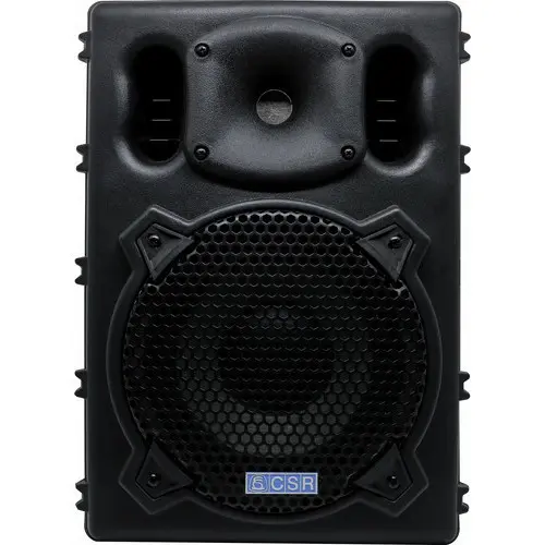 Caixa De Som Amplificada Ativa 8 Polegadas 770A CSR 100w Bass-Reflex 2 Vias Driver Titanium + NF