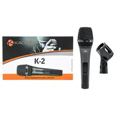 Microfone De Mão Profissional Dinâmico Cardioide K2 Kadosh Com Bag
