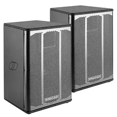 Kit 2 Caixas De Som Ativa E Passiva 12 Polegadas 200W 128dB Oneal KP-1400 Para Igreja Bar Evento