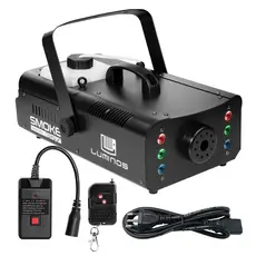 Máquina De Fumaça 2000w Com 6 LEDs Rgb Com Controle Sem Fio 220V Smoke 2000 LED Luminos