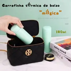 Garrafinha Térmica 150ml para Lancheira Criança bolsa Escola Portátil Não Vaza Conserva  Temperatura
