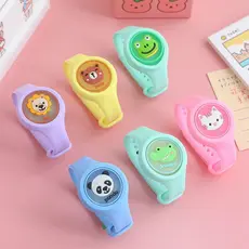 Pulseira Repelente Infantil Anti Mosquitos Dengue Pernilongo estampa de desenho animado luminoso