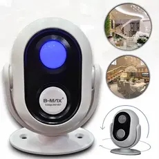 Sensor Detector Presença Segurança Sonoro Voz Alerta Loja 3 em 1