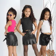 blusinha regata infantil com aplique brilho malha ribana envio imediato