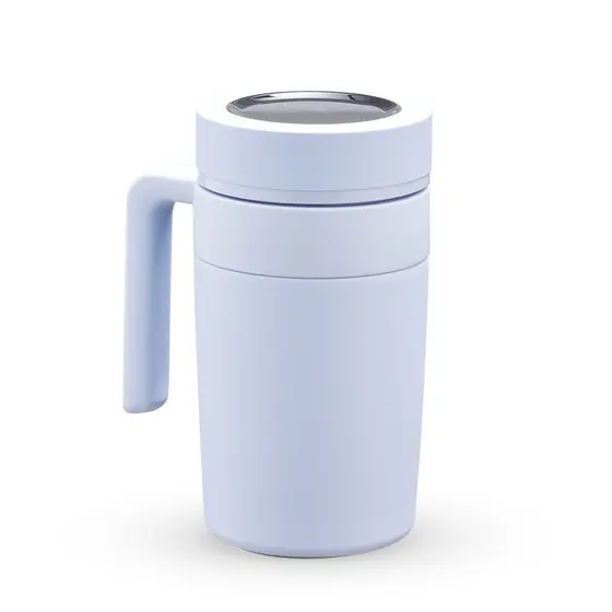 Caneca Térmica Moderna com Display LED, Infusor e Design Fosco