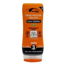 Creme Protetor para as Mãos Luva Química Tipo 3 Nutriex 200ml Proteção Química