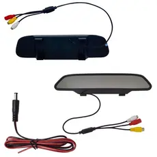 Espelho Retrovisor Monitor Câmera De Ré Tela Lcd
