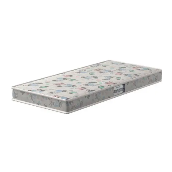 Colchão Infantil Berço Americano 130x70x07cm Estampado Espuma D18 Pro Dormir Baby Cinza Probel