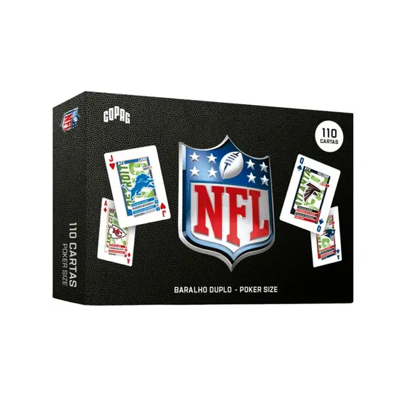 Baralho NFL Duplo 110 Cartas Copag - 34595